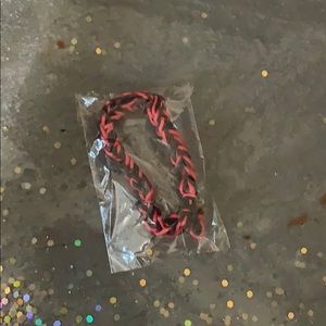 Red and black braclet